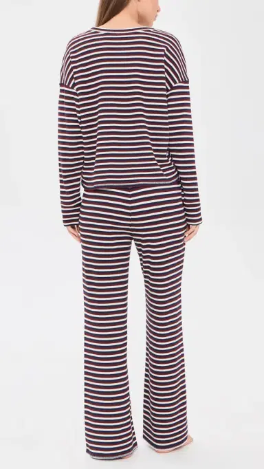 Polo Ralph Lauren Sleep Club Waffle Knit Pajama Set | Thumbnail 3 Polo Ralph Lauren Sleep Club Waffle Knit Pajama Set | Thumbnail 3
