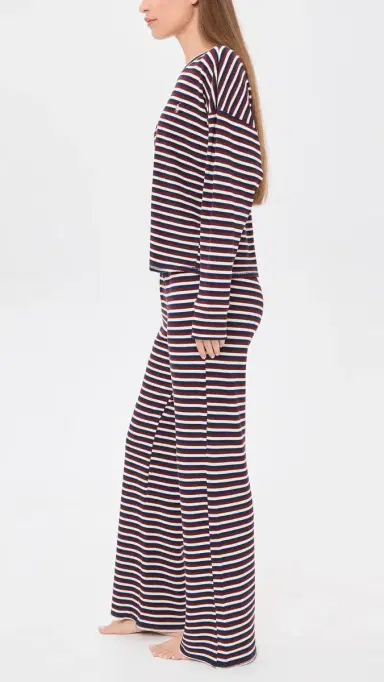 Polo Ralph Lauren Sleep Club Waffle Knit Pajama Set | Thumbnail 4 Polo Ralph Lauren Sleep Club Waffle Knit Pajama Set | Thumbnail 4