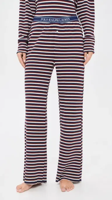 Polo Ralph Lauren Sleep Club Waffle Knit Pajama Set | Thumbnail 5 Polo Ralph Lauren Sleep Club Waffle Knit Pajama Set | Thumbnail 5