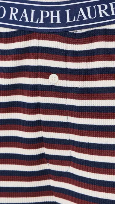 Polo Ralph Lauren Sleep Club Waffle Knit Pajama Set | Thumbnail 6 Polo Ralph Lauren Sleep Club Waffle Knit Pajama Set | Thumbnail 6