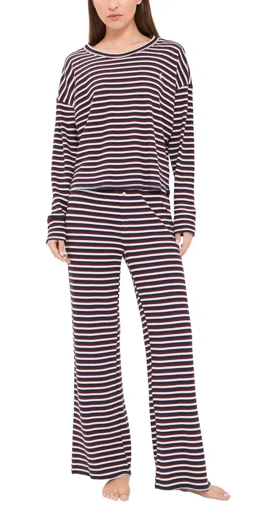 Polo Ralph Lauren Sleep Club Waffle Knit Pajama Set