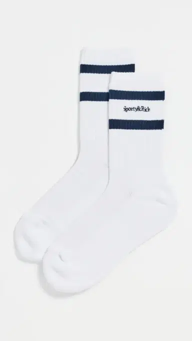 Sporty & Rich Serif Logo Socks | Thumbnail 2