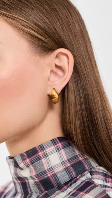 Shashi Hand Carved Gemstone Drop Earrings | Thumbnail 3