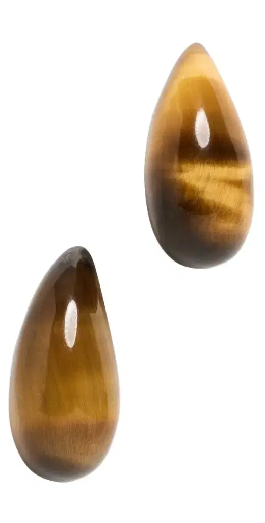 Shashi Hand Carved Gemstone Drop Earrings