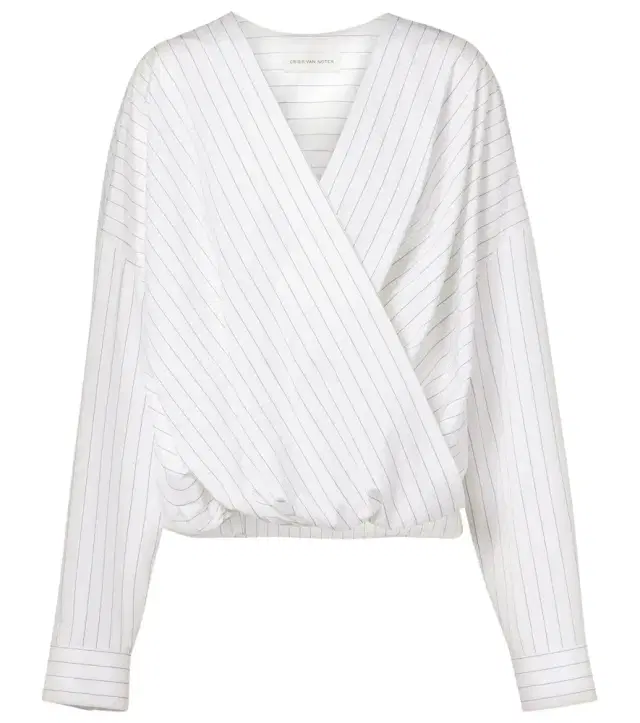 Striped cotton top
