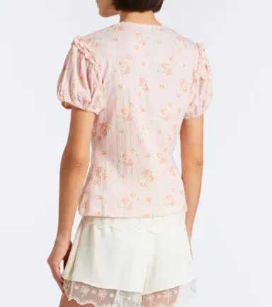 Simone Rocha Crystal-embellished floral cotton cardigan | Thumbnail 2
