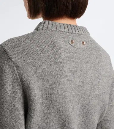 Balenciaga Cropped gathered wool sweater | Thumbnail 5