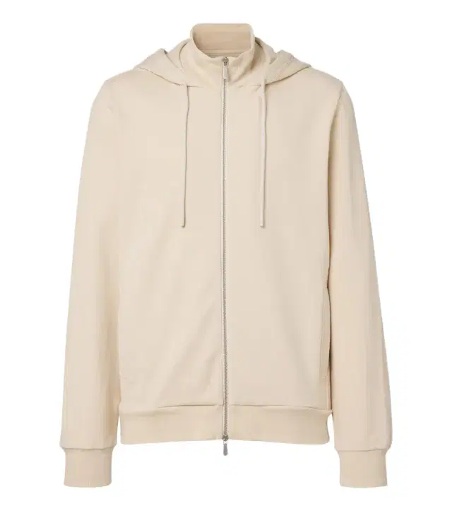 Zimmerli Jersey zip-up hoodie