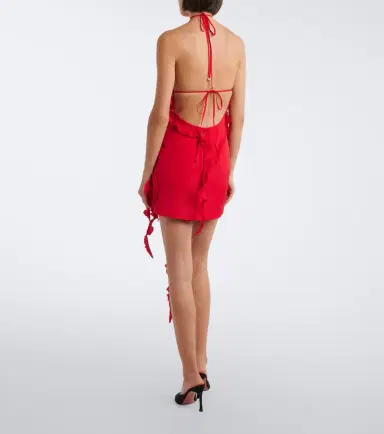 BLUMARINE Floral-appliqué minidress | Thumbnail 5 BLUMARINE Floral-appliqué minidress | Thumbnail 5