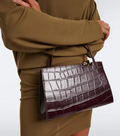 Jacquemus Salon croc-effect leather shoulder bag | Thumbnail 5