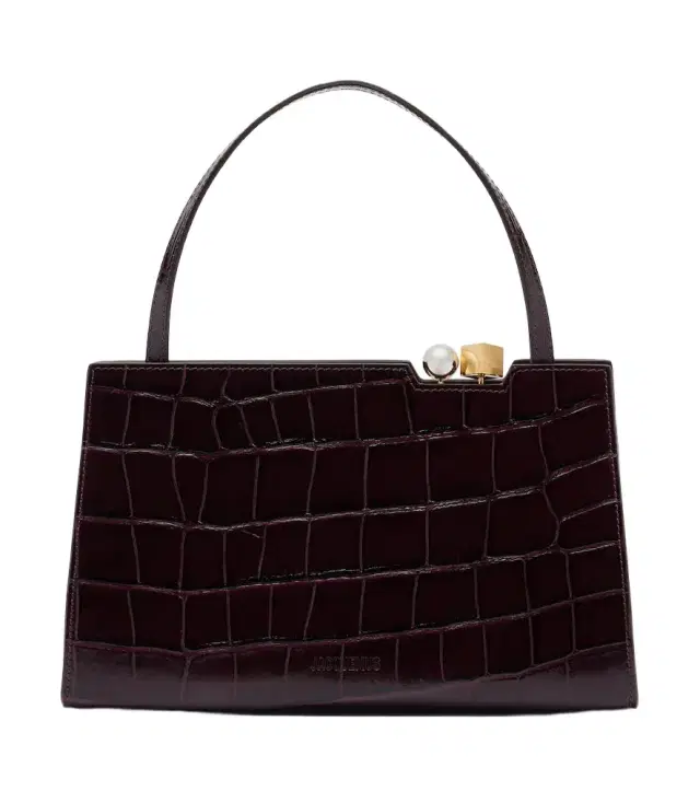 Jacquemus Salon croc-effect leather shoulder bag