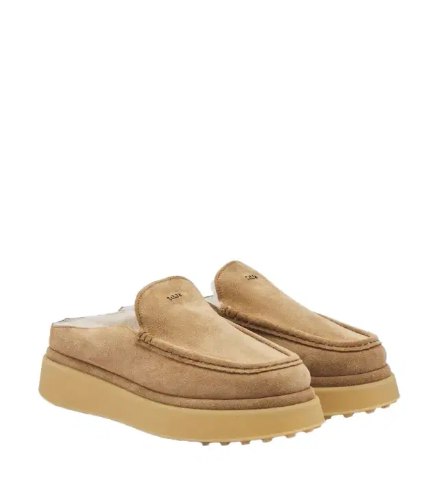 Tod's Gommino suede platform mules