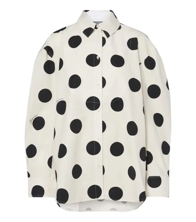 Jacquemus Citta polka-dot cotton shirt