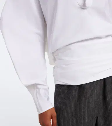 Jacquemus Colombe cotton poplin blouse | Thumbnail 3