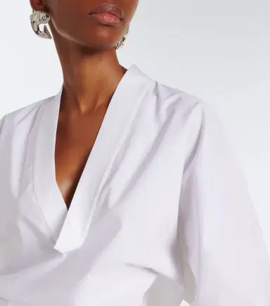 Jacquemus Colombe cotton poplin blouse | Thumbnail 6