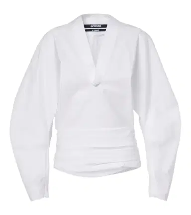 Jacquemus Colombe cotton poplin blouse | Thumbnail 1