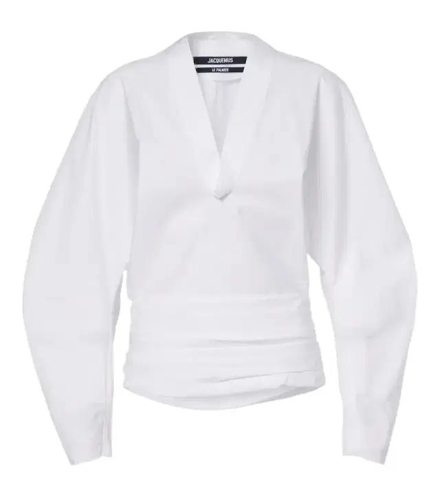Colombe cotton poplin blouse