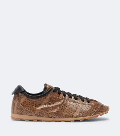 Jacquemus Tennis snake-effect leather sneakers | Thumbnail 2