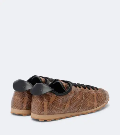 Jacquemus Tennis snake-effect leather sneakers | Thumbnail 4