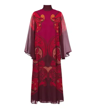 La DoubleJ Alchemy printed silk georgette midi dress | Thumbnail 1