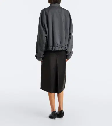 Victoria Beckham Leather midi skirt | Thumbnail 6 Victoria Beckham Leather midi skirt | Thumbnail 6