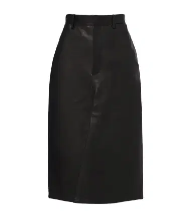 Victoria Beckham Leather midi skirt | Thumbnail 1 Victoria Beckham Leather midi skirt | Thumbnail 1