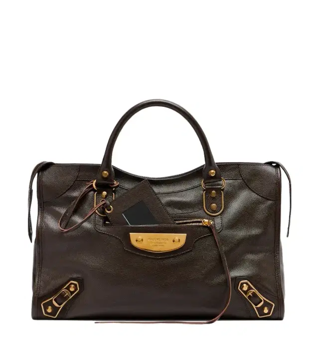 Balenciaga Le City Uptown Medium leather top-handle bag