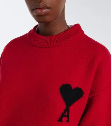 AMI PARIS Ami de Coeur virgin wool sweater | Thumbnail 5 AMI PARIS Ami de Coeur virgin wool sweater | Thumbnail 5