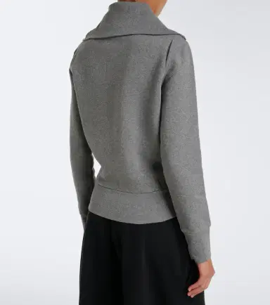 Balenciaga Logo cotton zip-up sweatshirt | Thumbnail 4 Balenciaga Logo cotton zip-up sweatshirt | Thumbnail 4