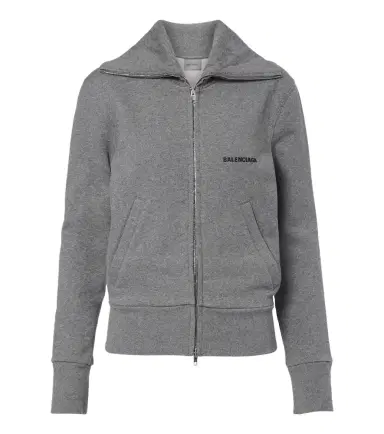Balenciaga Logo cotton zip-up sweatshirt | Thumbnail 1 Balenciaga Logo cotton zip-up sweatshirt | Thumbnail 1
