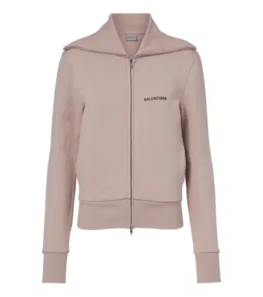 Balenciaga Logo cotton zip-up sweatshirt | Thumbnail 1
