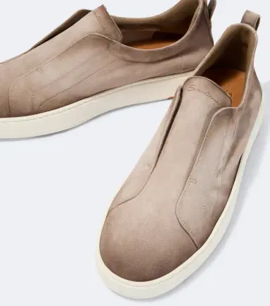 Santoni Victory suede slip-on shoes | Thumbnail 2