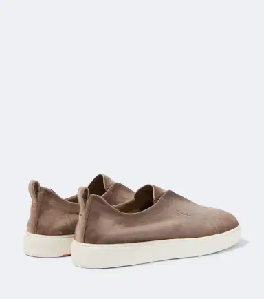 Santoni Victory suede slip-on shoes | Thumbnail 4