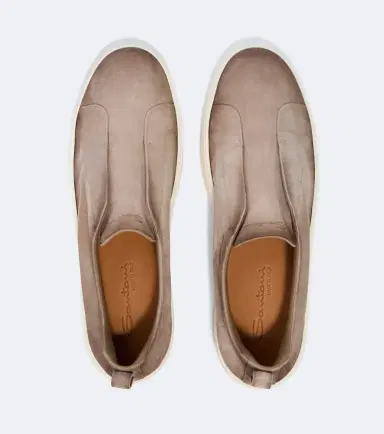 Santoni Victory suede slip-on shoes | Thumbnail 5