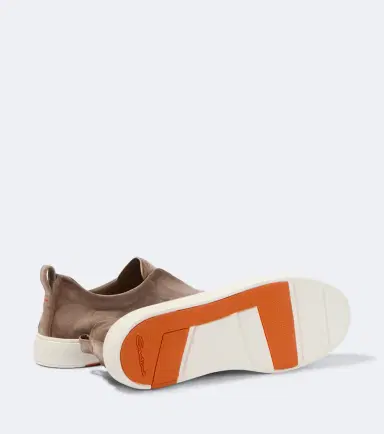 Santoni Victory suede slip-on shoes | Thumbnail 6