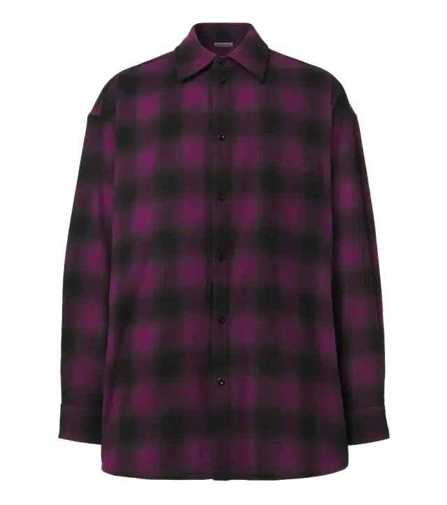 Balenciaga Checked wool-blend overshirt