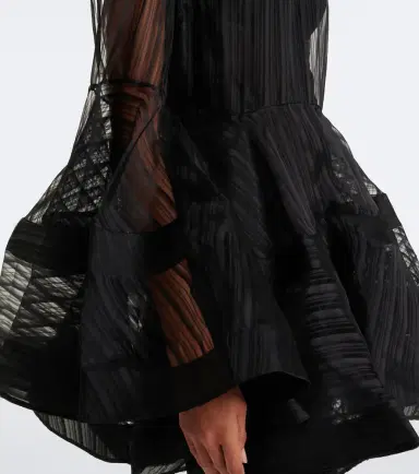 Zimmermann Valiant Lantern silk organza minidress | Thumbnail 2
