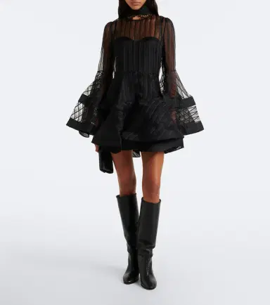 Zimmermann Valiant Lantern silk organza minidress | Thumbnail 3