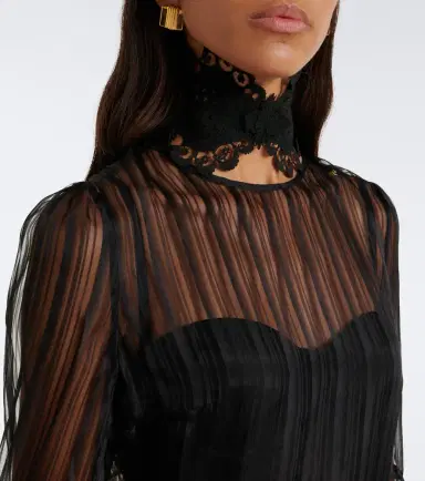 Zimmermann Valiant Lantern silk organza minidress | Thumbnail 5