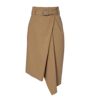 Loewe Asymmetric cotton midi skirt | Thumbnail 1
