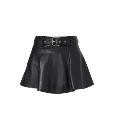 Loewe Belted leather miniskirt | Thumbnail 1