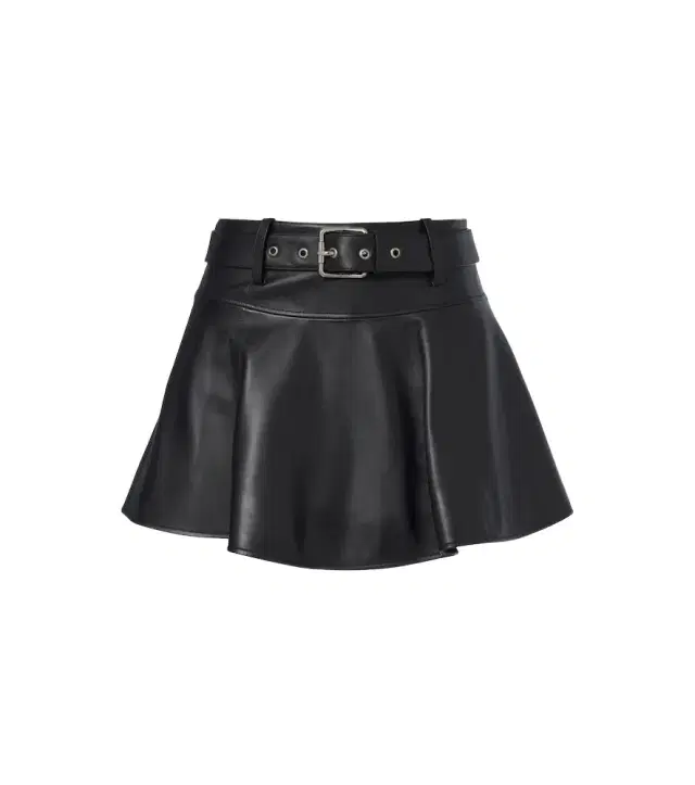 Loewe Belted leather miniskirt