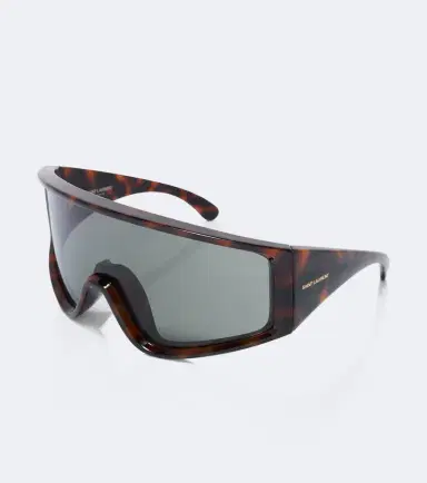 Saint Laurent Logo Lettering shield sunglasses | Thumbnail 2 Saint Laurent Logo Lettering shield sunglasses | Thumbnail 2