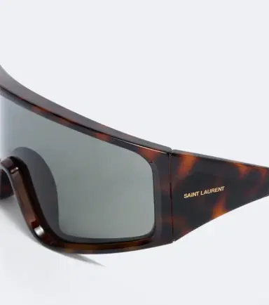 Saint Laurent Logo Lettering shield sunglasses | Thumbnail 3 Saint Laurent Logo Lettering shield sunglasses | Thumbnail 3