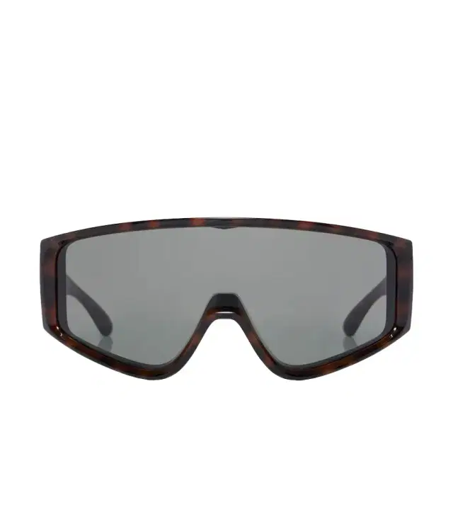 Logo Lettering shield sunglasses