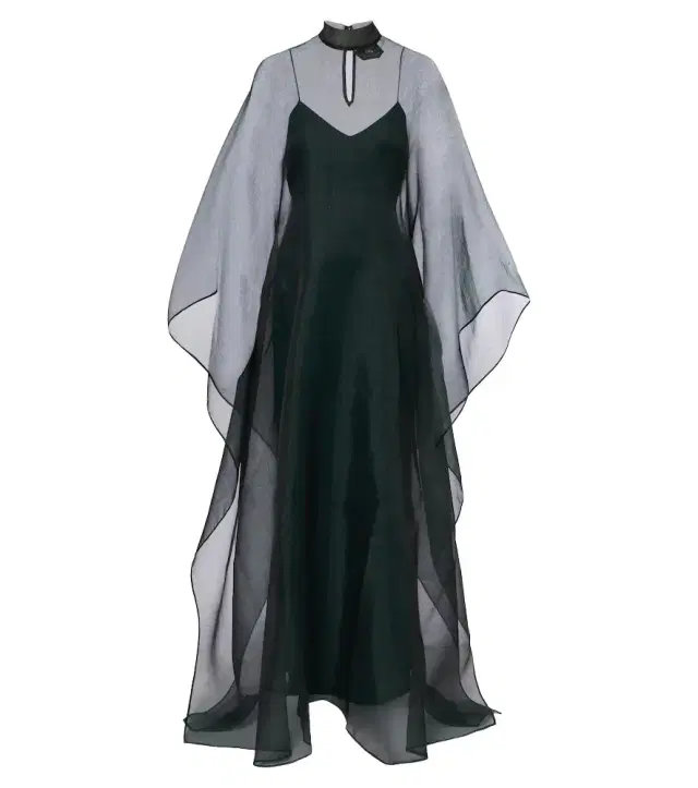 Taller Marmo Sphinx sheer draped organza kaftan