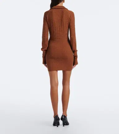 Aya Muse Eora knitted cotton and silk minidress | Thumbnail 4