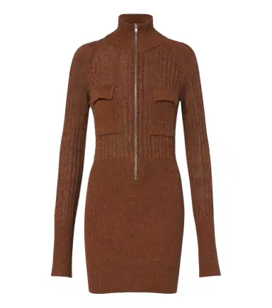 Aya Muse Eora knitted cotton and silk minidress | Thumbnail 1