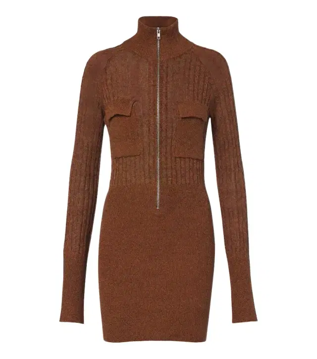 Eora knitted cotton and silk minidress