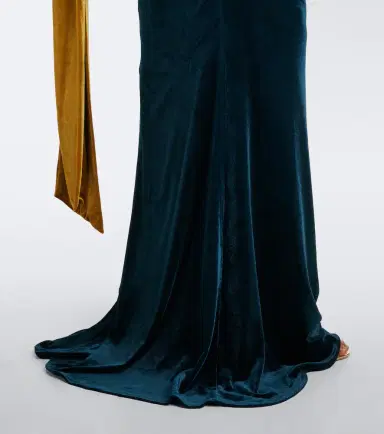 Retrofête Retrofête Goleta velvet gown | Thumbnail 4